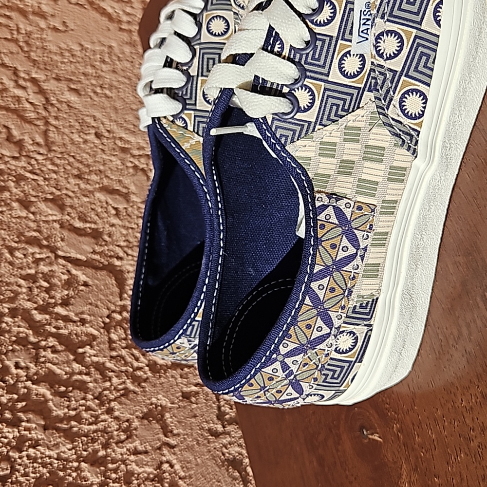 Vans authentic Patchwork Unisex sneakers tennis shoes size M6.5 /Wo'n 8 - Picture 9 of 14
